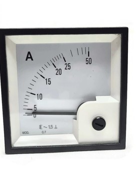 ElTIME Steuerelemente Bewegende Spule Ammeter 0 ~ 550 Amps.