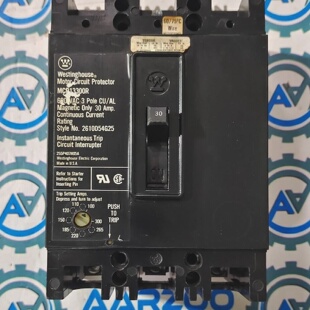 Neu MCP13300R Westinghouse 30A 600 Unterdruck 3Pole Motor Sc
