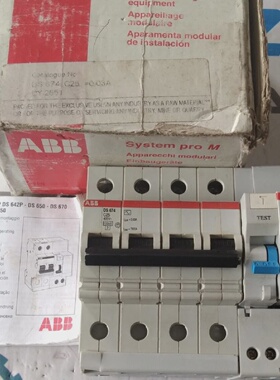 Nuovo Abb DS674 Interruttore Differenziale Magnetotermico 4P