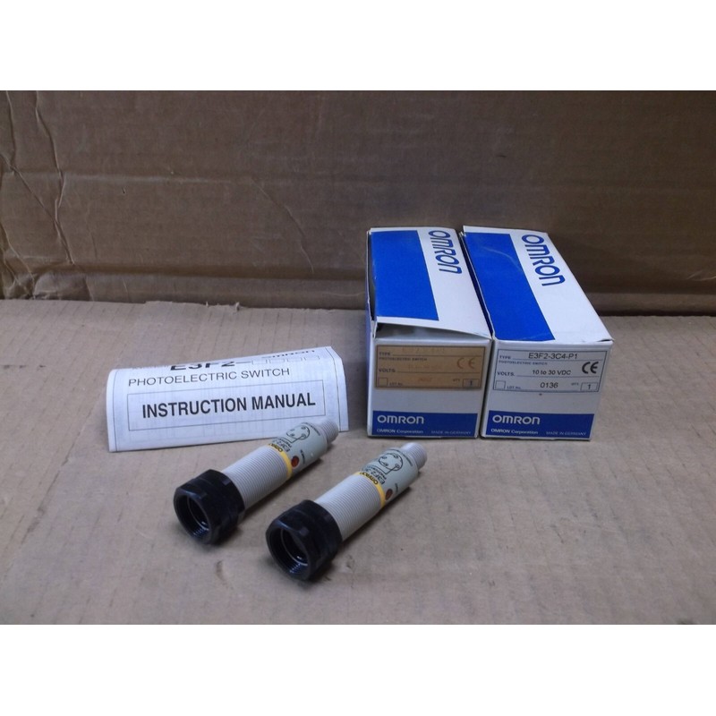 E3F2-3C4-P1 Omron Nuevo Caja Fotoeléctrico Sensor Interrupt