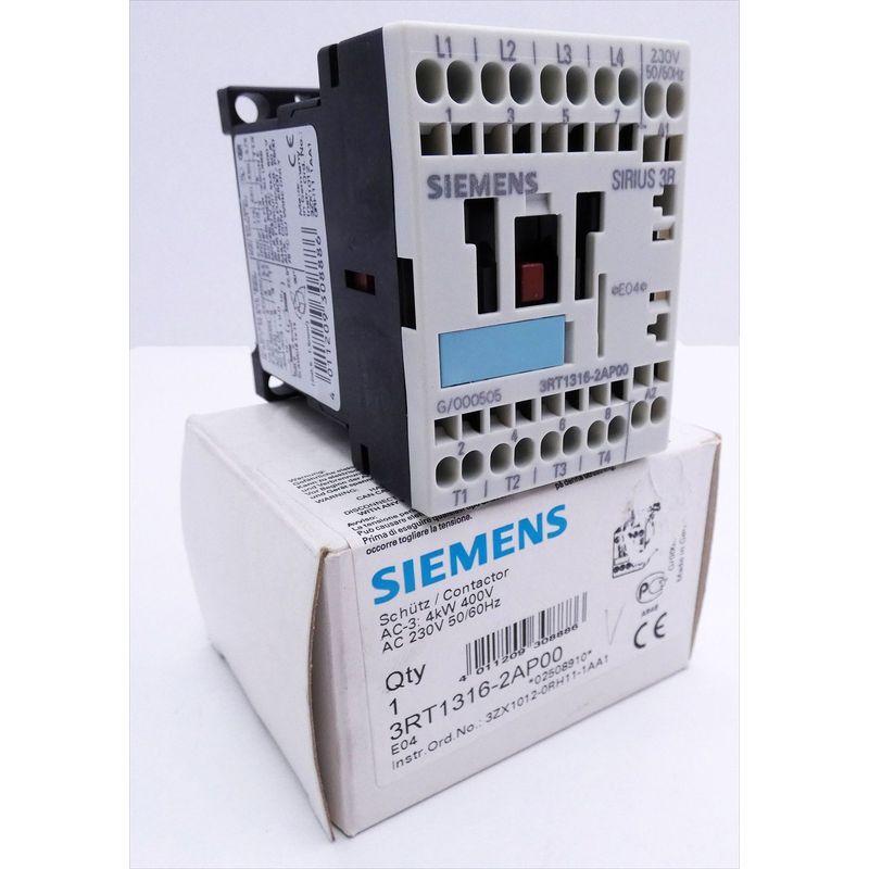 Siemens 3RT1316-2AP00 E-Stand: 04 Schütz -unused/OVP-