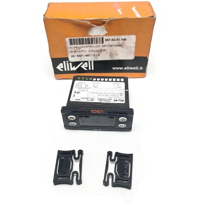 Eliwell IDPLUS 961 Eng PTC 2HP 12Vac 控制器适用于制冷装置。