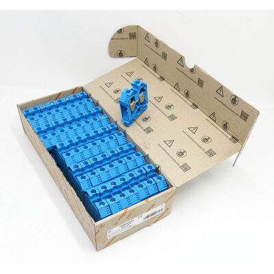38x Weidmüller WDU 35 BL WDU35BL 1020580000 Durchgangsreihe