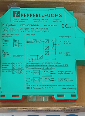 1PC Neu Pepperlfuchs KSystem KFD2SOT2EX1.LB Modul 2030 Vdc 1