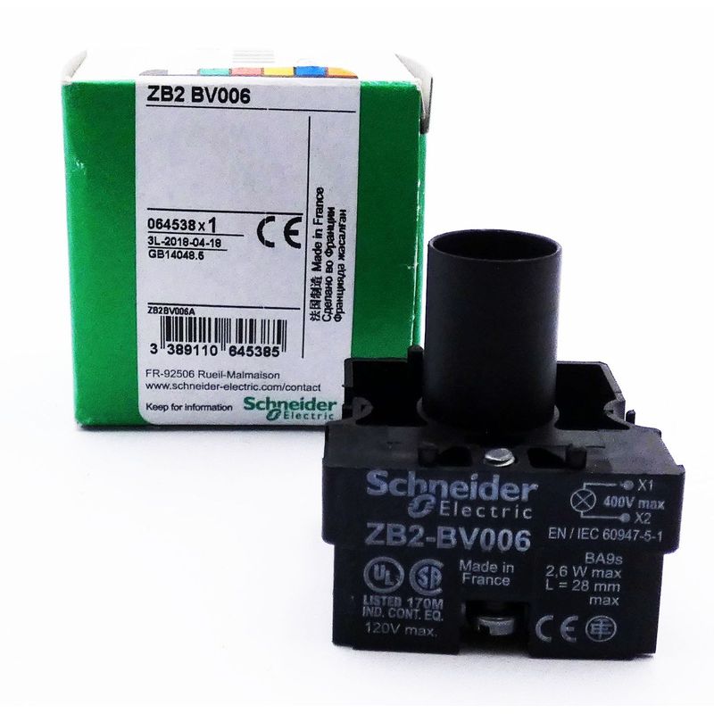 Schneider Electric Harmony ZB2 BV006 Kontaktblock -unused/OV
