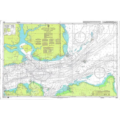 Admiralty 3831 Singapore Strait Eastern Part Indonesia Malay