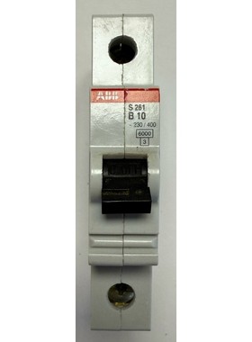 ABB Sicherungsautomat 1-polig / 10A / ~230/400V / S261-B10