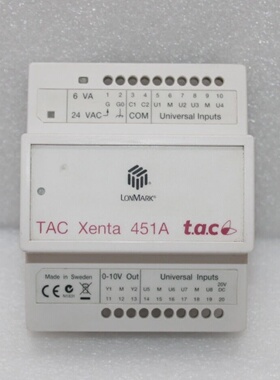 T.A.C LONMARK TAC XENTA 451A UNIVERSAL INPUTS MODULE 0073028