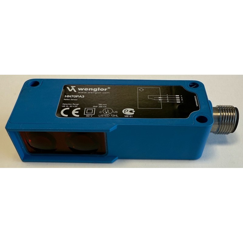 Wenglor Reflextaster / 10...30V DC / 700 mm / 200mA / HN70PA