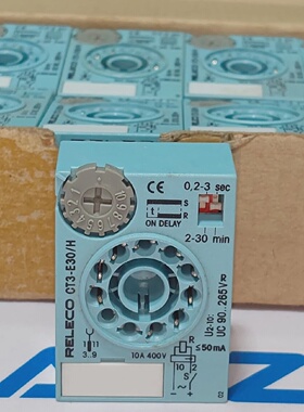1Pc Releco CT3E30H OnDelay CT3 Minuteur Temps Gamme  0.2 S