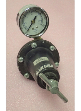 DEVILBISS HAR-507-B K-20 AIR REGULATOR w/ 0-11 BAR / 0-160PS