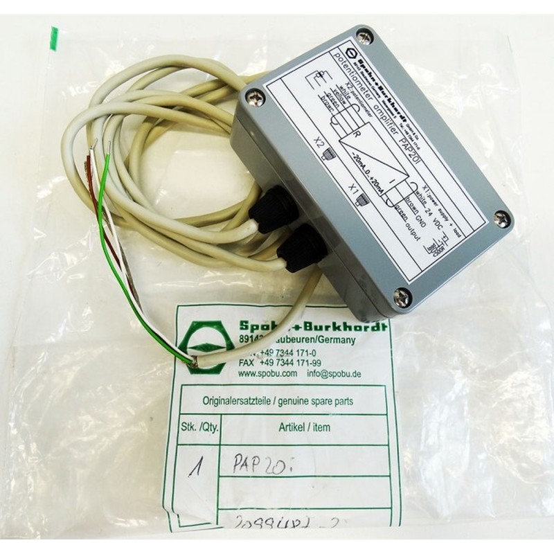 Spohn + Burkhardt PAP20I Potentiometer Amplifier -unused-
