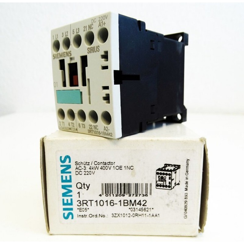 Siemens Sirius 3RT1016-1BM42 Version:05 Schütz Contactor 4k