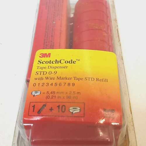 Scotchcode STD09 Draht  Klebeband Spender  Kabelmarkierungsb