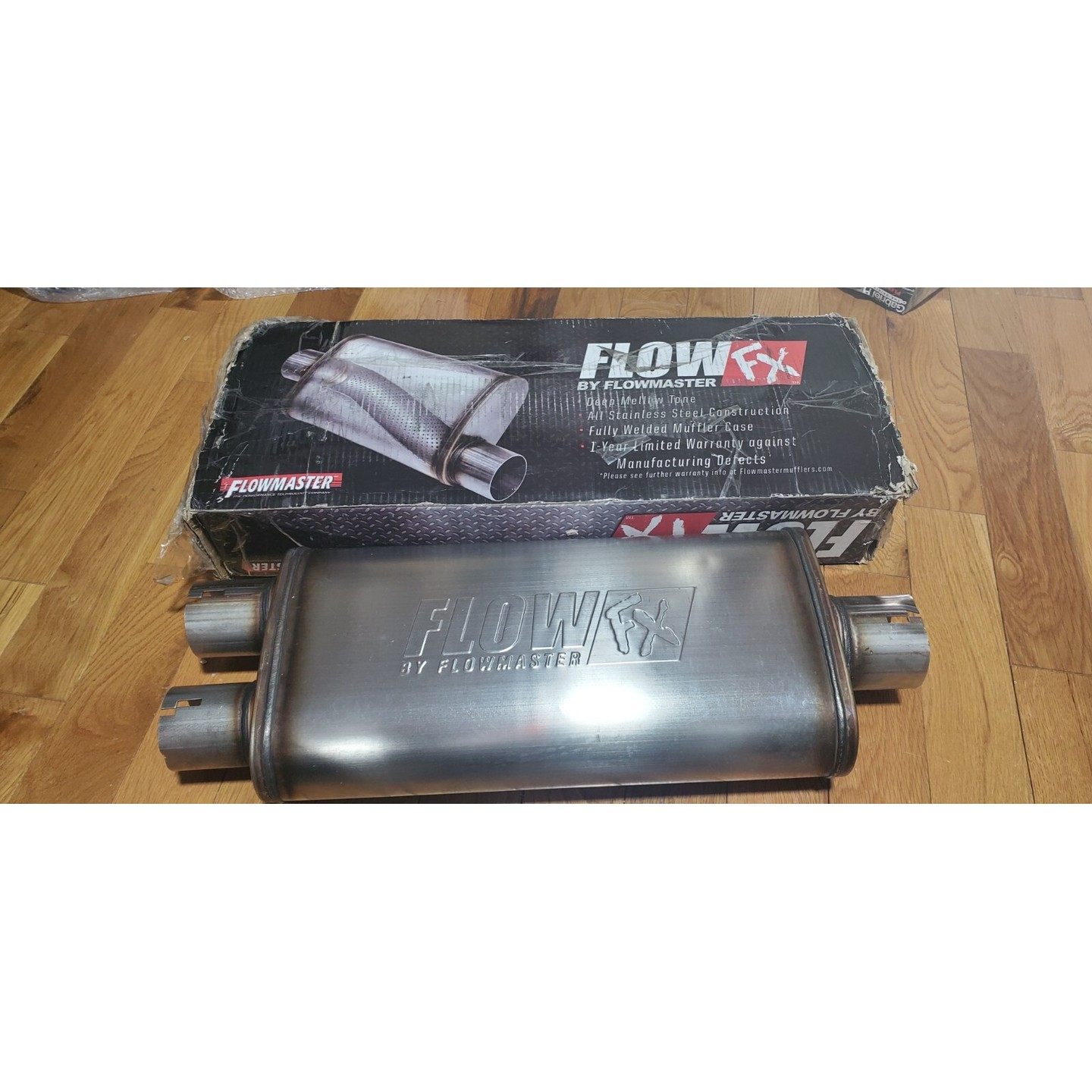 Flowmaster Flow FX 消声器 72288Z  25 英寸 3 英寸全新开箱,电子元器件市场,PCB电路板/印刷线路板,淘宝优惠券,粉丝福利购,淘宝优惠卷