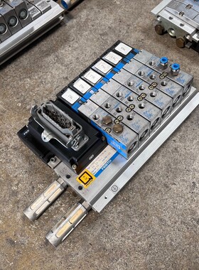 1x Festo Ventilinsel VIMP-02B-1/8-8 18564 + 8x MVH-5-1/8-B-V