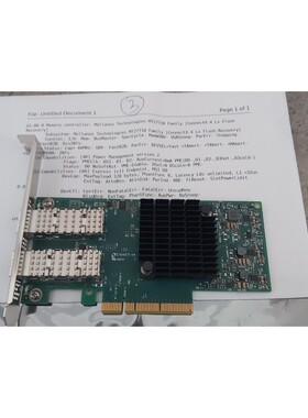 Mellanox NVidia MT27710 ConnectX4 适配器 3 提供