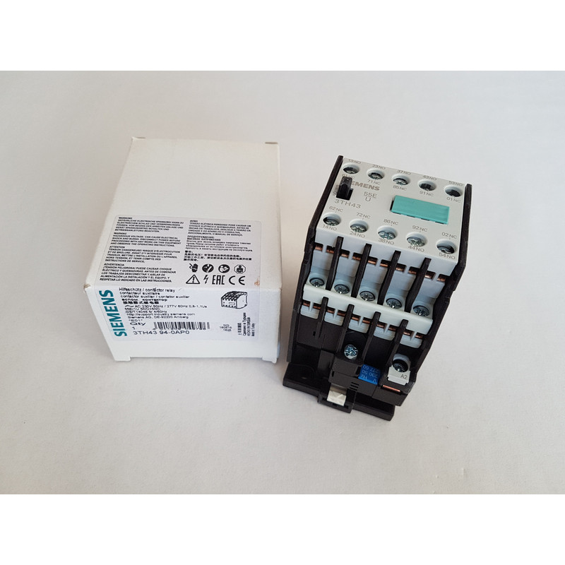 Siemens Hilfsschütz 3TH4394-0AP0 230VAC/ 50Hz Neu in OVP