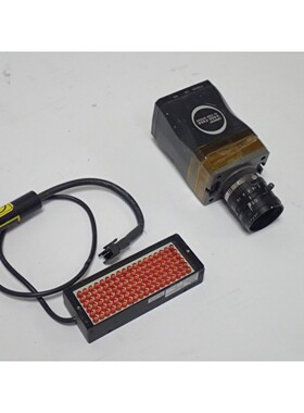 OMRON V400-F050 2D CODE READER w/1:19 35mm LENS+ MORITEX MBR