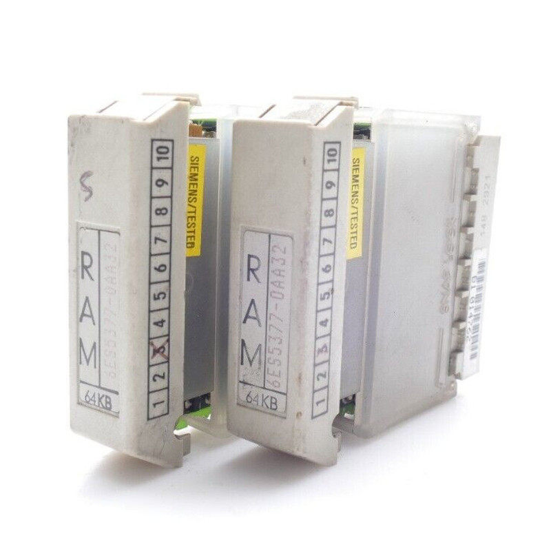 2x Siemens Simatic S5 RAM 64KB | 6ES5 377-0AA32 | E:03 | 6ES