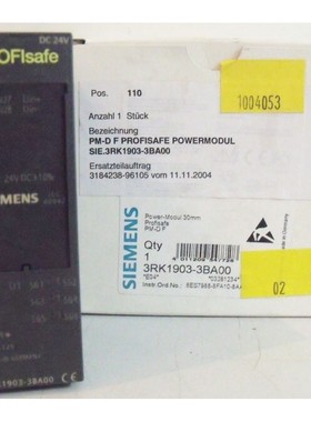 Siemens 3RK1903-3BA00 3RK1 903-3BA00 Profisafe E-Stand: 04 -