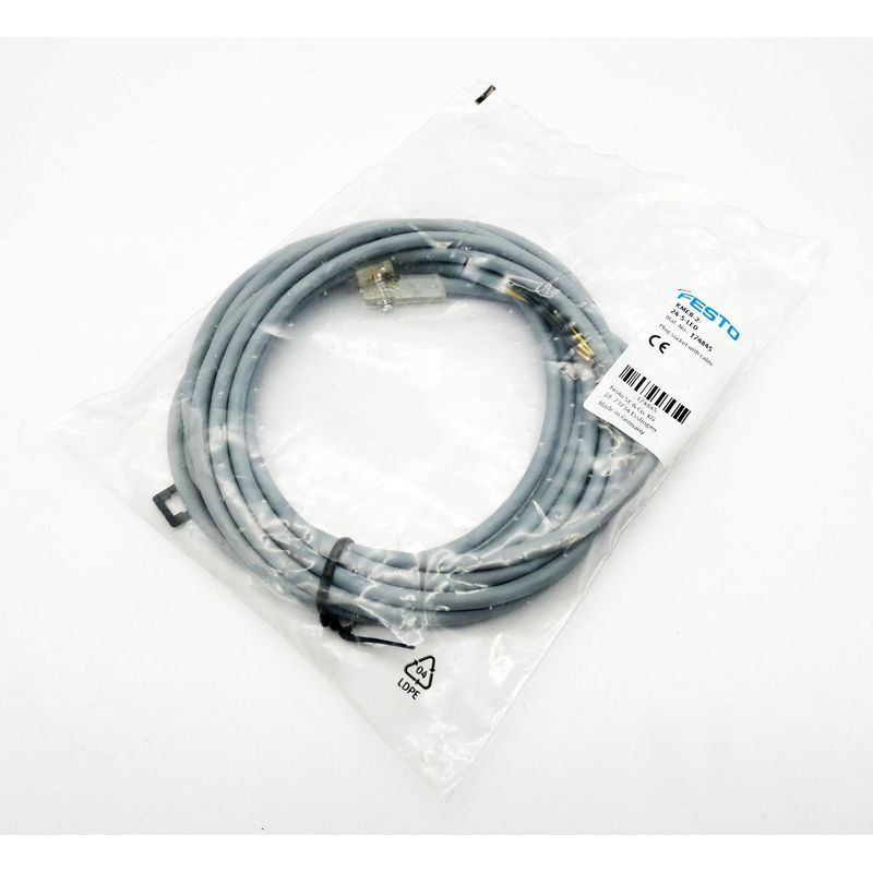 Festo KMEB-2-24-5-LED 174845 PUR 3x0,75 24V Steckdosenleitun