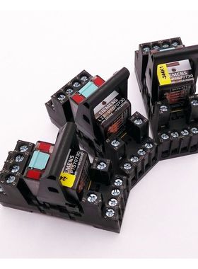 3x Siemens LZS: PT78740 Relaissockel + LZX: PT570730 Steckre