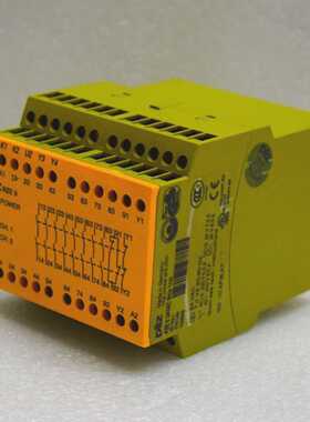 PILZ 774140 PZE 9 24VAC 8no 1nc DIN RAIL MOUNT SAFTEY RELAY