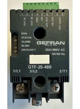 Gefran Einphasen-Leistungsregler / 24V / GTF-25-480-0-0-0-0