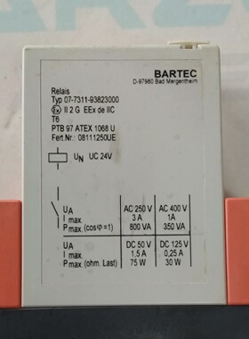 Bartec 07731193823000 Relay 24V