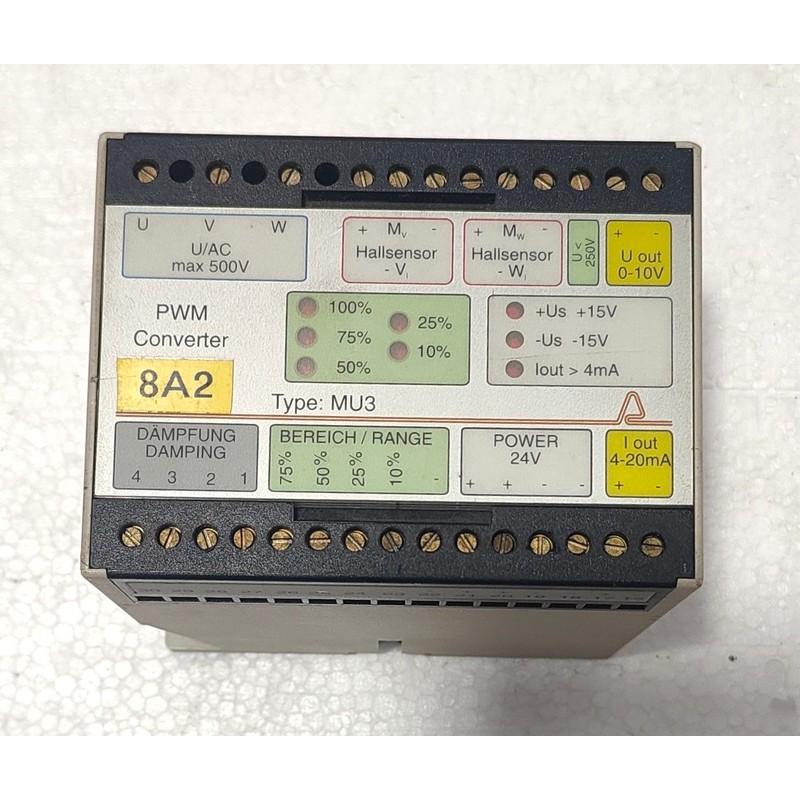 ARTIS MU3 PWM 变频器订单编号 2651-27/98 银色