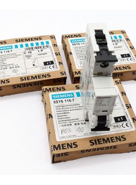 3x Siemens 5SY6 116-7 5SY6116-7 5SY61 MCB C16 Leitungsschutz