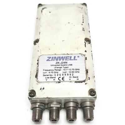ZINWELL ZK-J24N Universal Quatro Lnb. Flansch Typ. Ku-Band