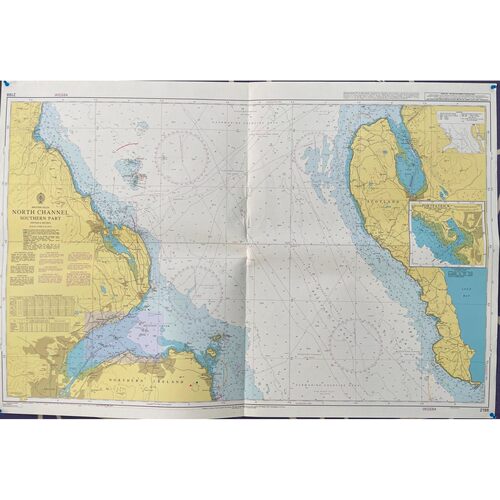 Admiralty 2198 NORTH CHANNEL SOUTHERN PART BRITIS ISLES NAUT