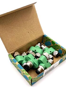 5x Phoenix Contact SAC-3P-M12Y/2XM12FS PE S21 1511789 Y-Vert
