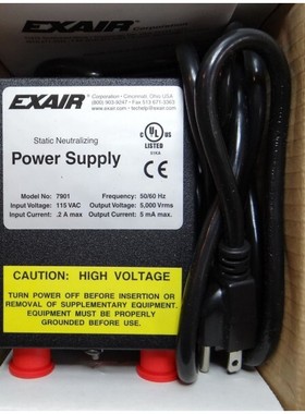 Exair 7901 Power Supply 115VAC 50/60Hz 2A -unused/OVP/Attn.-