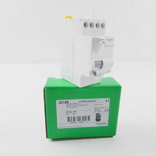 SCHNEIDER ELECTRIC 23158 2P40A30mAA 230VAC 30mA 40A DIFFEREN