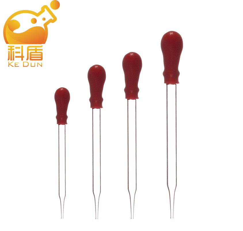 9/10/120/15/18/20cm 玻璃胶头滴管 红帽胶头 玻璃滴管移液吸管