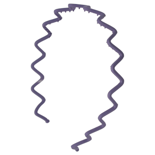 韩国磨砂大波浪细头箍防滑压发卡进口纯色简约窄发箍波浪形不褪色