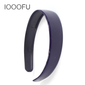 光滑亮面基本款 宽发箍带发齿防滑 韩国进口亚克力宽边发箍压发卡