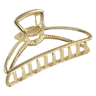 韩国合金抓夹高质保色耐摔 金色多发量大发抓发卡 马尾夹半发夹女