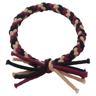 韩国编织麻花头绳耐用高品质发圈加粗布艺多股蝴蝶结马尾发绳皮筋