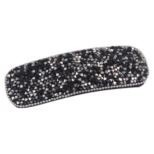 闪亮水钻方形压发bb发夹韩国彩钻刘海夹侧边发卡blingbling头夹子