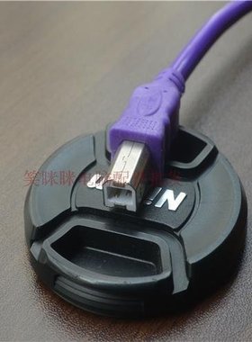 优康高品质1.5米3米5米10米紫色2.8USB打印线公对公数据线材供应