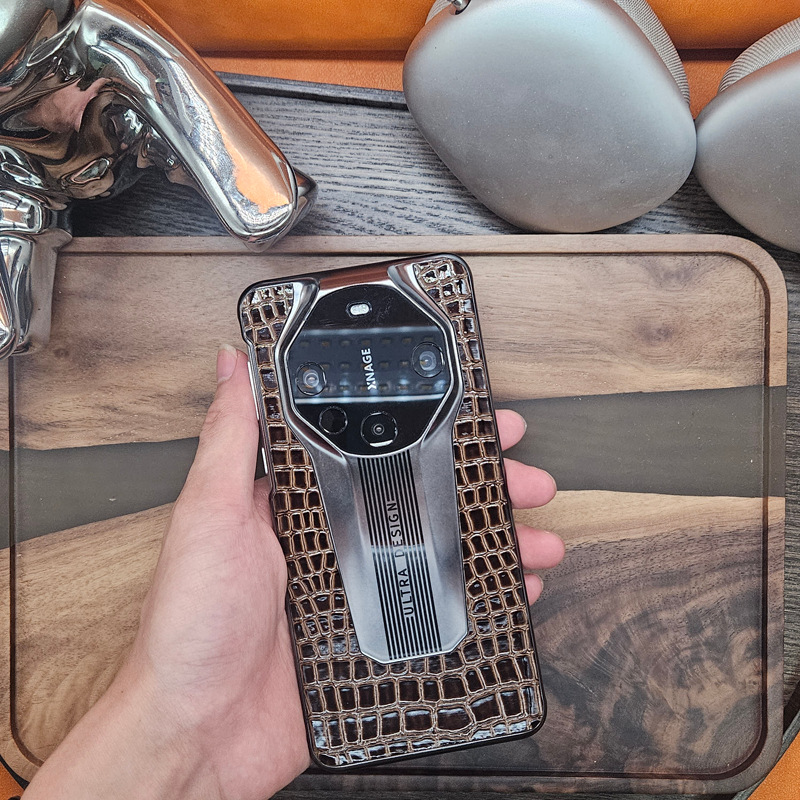适用华为mate60pro手机壳秒变保时捷m60rs鳄鱼皮纹防摔商务男皮套