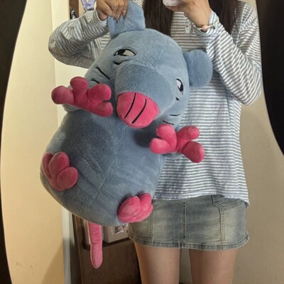 小妹妹还没睡啊比披萨塔老鼠玩偶猥琐丑萌鼠鼠趣味鬼迷日眼鼠公仔