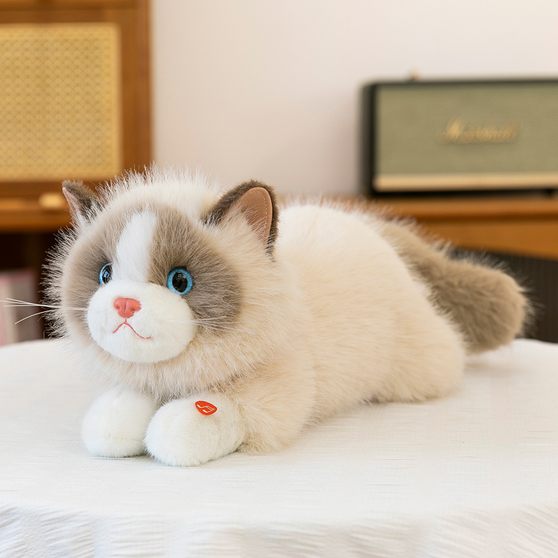 毛绒仿真布偶猫娃娃小猫咪玩偶抱枕公仔儿童女孩安抚玩具生日礼物