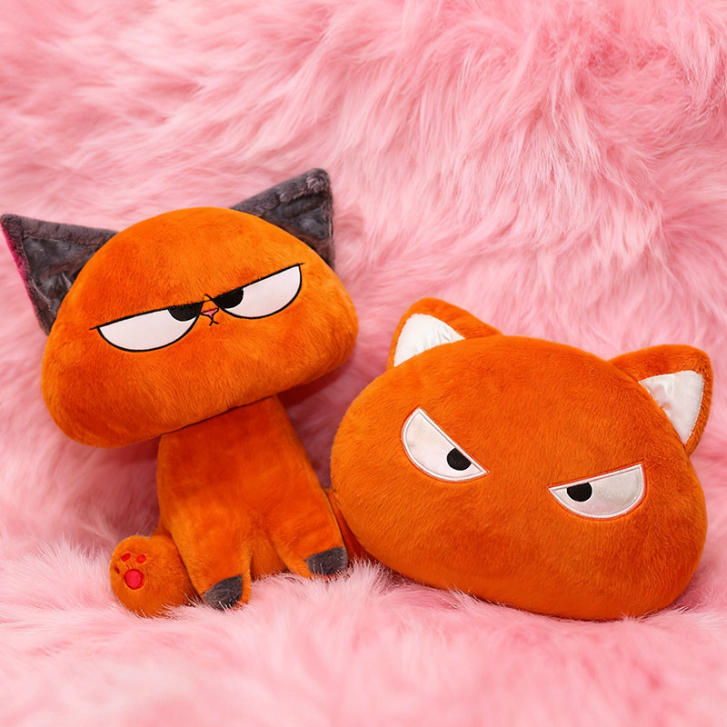 耍酷猫毛绒玩偶公仔娃娃玩具沙发靠垫生日礼物拽酷猫咪送女生抱枕,玩具/童车/益智/积木/模型,毛绒/玩偶/公仔/布艺类玩具,淘宝优惠券,粉丝福利购,淘宝优惠卷