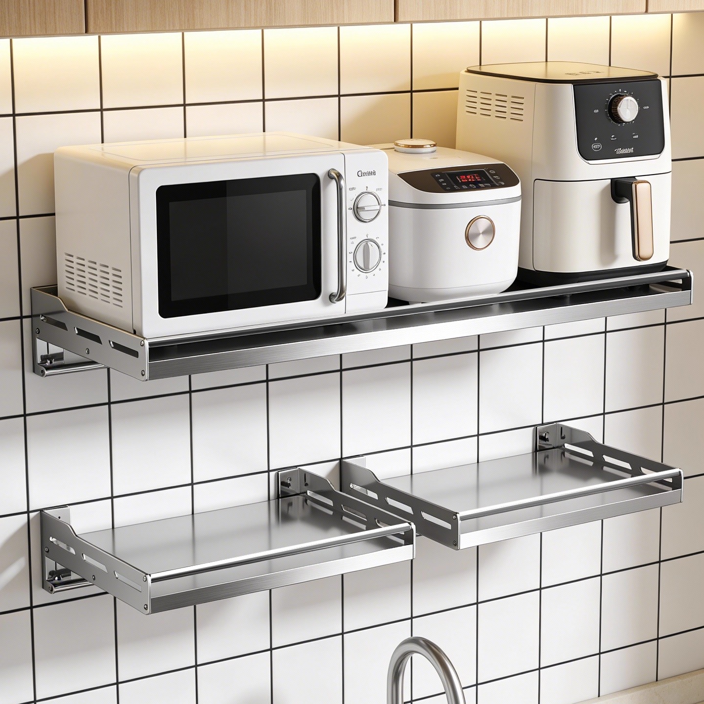 悬挂式1层厨房置物架越煌家居