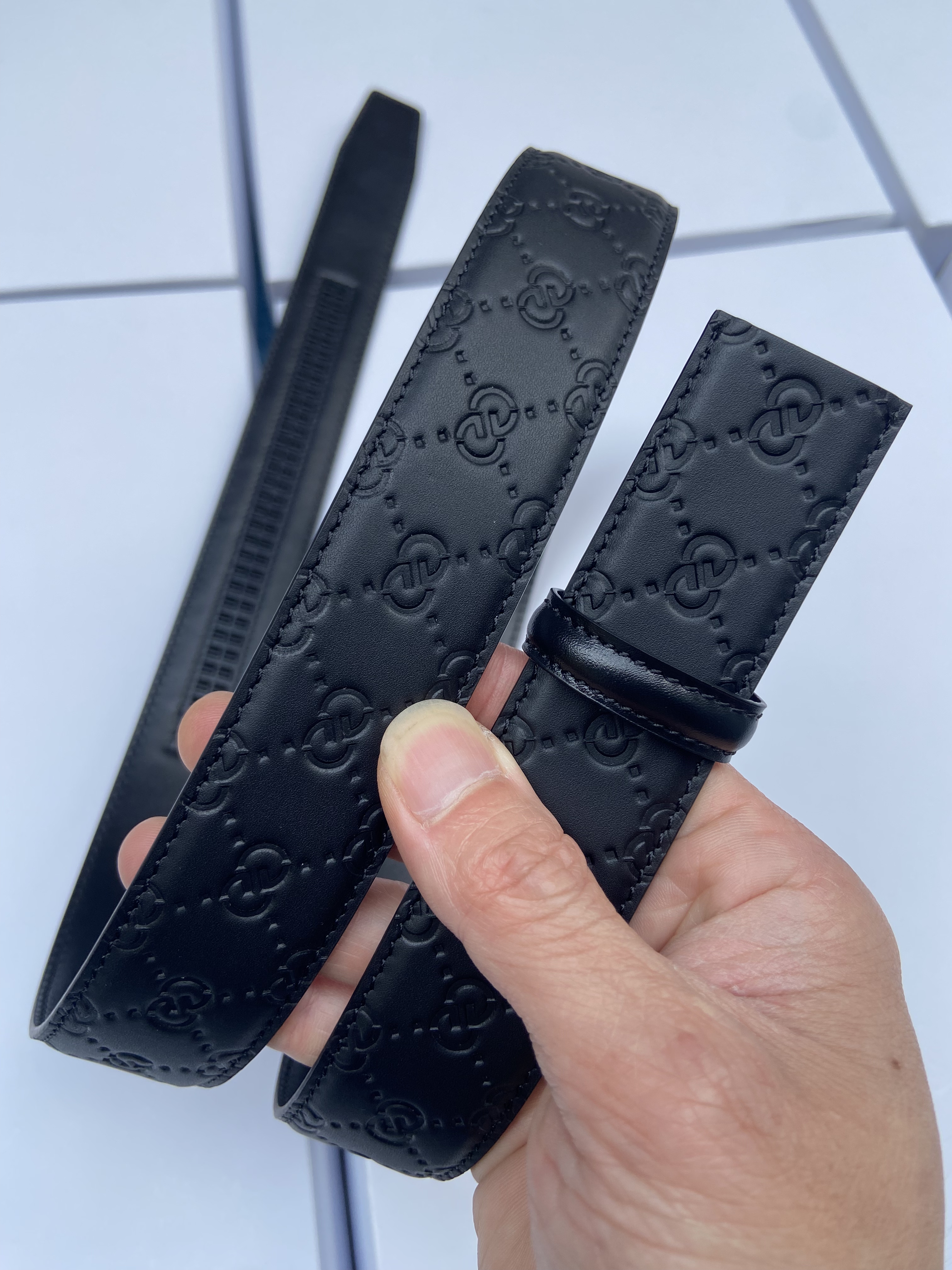 定制男士3.4cm高端替换皮带腰带/皮带/腰链